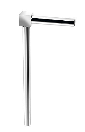 Chrome Square Waste Pipe 35mm Waste Pipe by Cherished Radiators