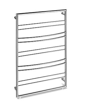 Genoa 4 Towel Rail by Cherished Radiators