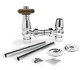 Rio Wooden Wheel Head Valves Radiator Valve by Cherished Radiators