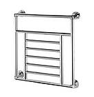 View the Venice 1 Contemporary Towel Rail