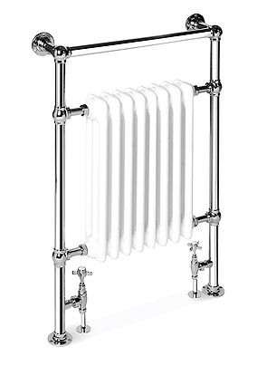 Viscount 2 Ball Jointed Towel Rail by Cherished Radiators
