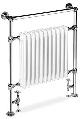 Viscount 3 Ball Jointed Towel Rail by Cherished Radiators